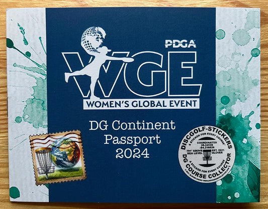2024 WGE Event Sticker Passport PDGA Women's Global Event