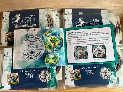 2024 WGE Event Sticker Passport PDGA Women's Global Event