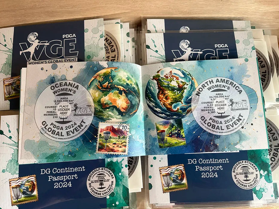 2024 WGE Event Sticker Passport PDGA Women's Global Event